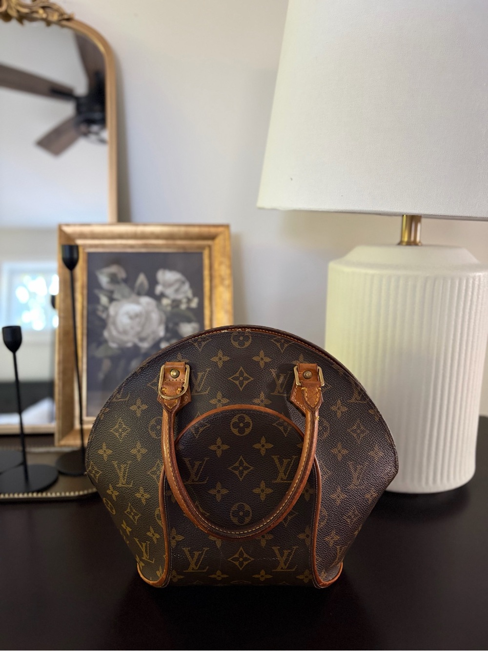 Louis Vuitton Monogram Canvas Mini Dome Satchel in Brown